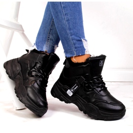 News Stivali da neve per sneakers isolanti da donna neri nero 1