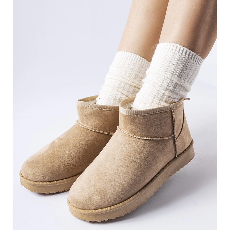 Doposci corti isolanti beige di Guglielma 1