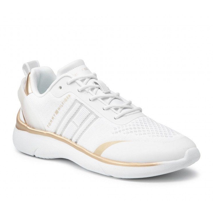 Tommy Hilfiger Sneaker leggera lavorata a maglia W FW0FW05791-YBR bianco 1