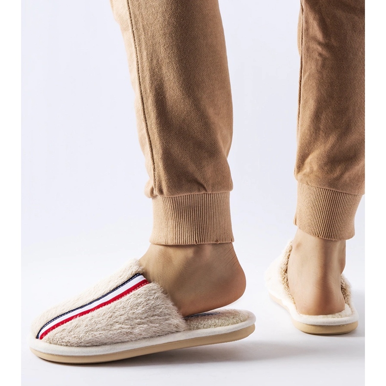 Pantofole beige 1