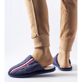 Pantofole blu navy 1