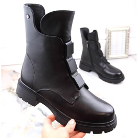 Stivali neri isolanti da donna con cerniera Filippo DBT4890 nero 1