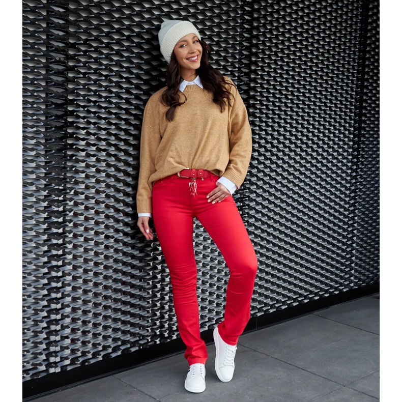 Sneakers stringate in pelle bianca 2
