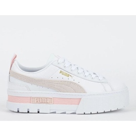Scarpe Puma Mayze Leather Wns W 381983-08 bianca 1
