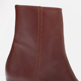 Marco Shoes Stivaletti in pelle Rosie marrone 1