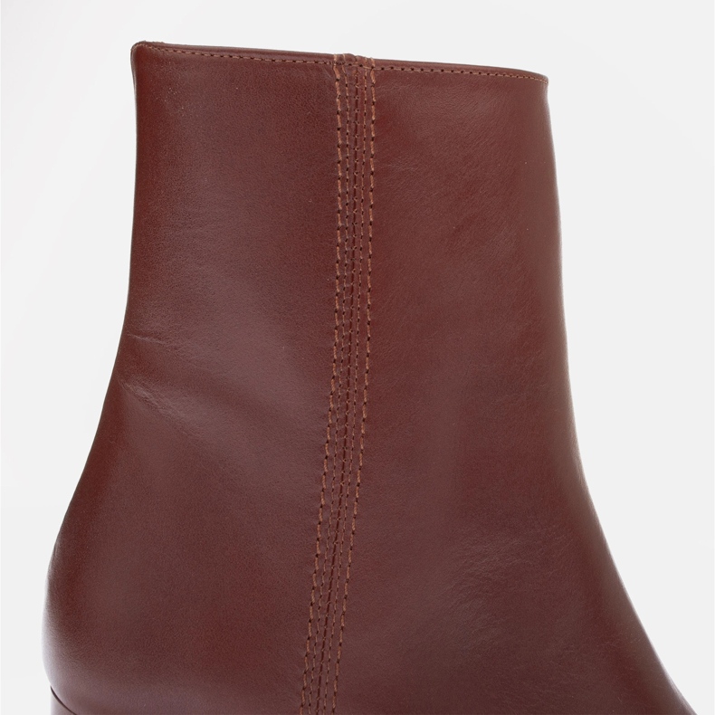Marco Shoes Stivaletti in pelle Rosie marrone 1