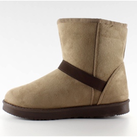 Emusy da donna con frange K1661504 Taupe beige 2