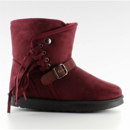 Emusy da donna con frange K1661504 Burdeos rosso 1