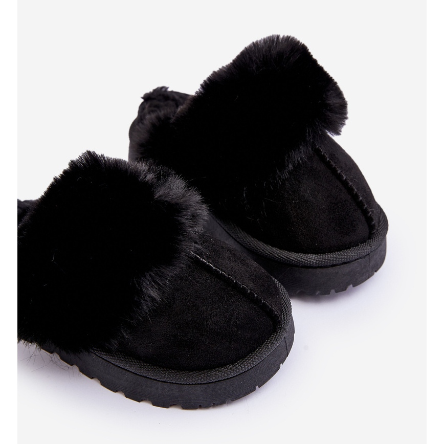 Ciabatte hot sale pelo nero