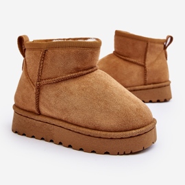 Stivali da neve isolati Nallita color cammello per bambini marrone 1
