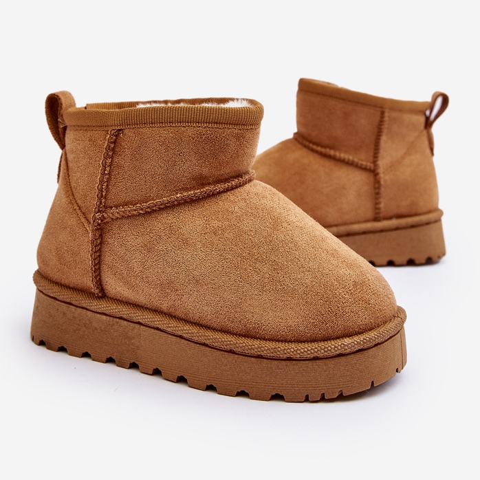 Stivali da neve isolati Nallita color cammello per bambini marrone 1