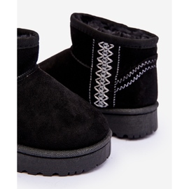 Stivali da neve isolati Leonora neri per bambini nero 2