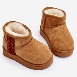 Stivali da neve isolati Camel Leonora per bambini marrone 2