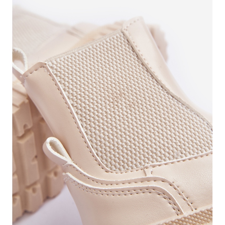 Stivali con cerniera isolati per bambini Beige Jolynn 1