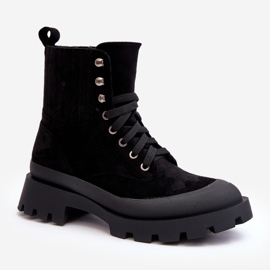 Stivali Trapper da donna Stringati Neri Gordts nero 1