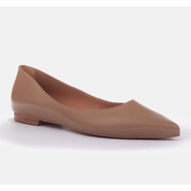 Marco Shoes Ballerine sottili beige 1