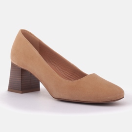 Marco Shoes Décolleté in camoscio beige 1