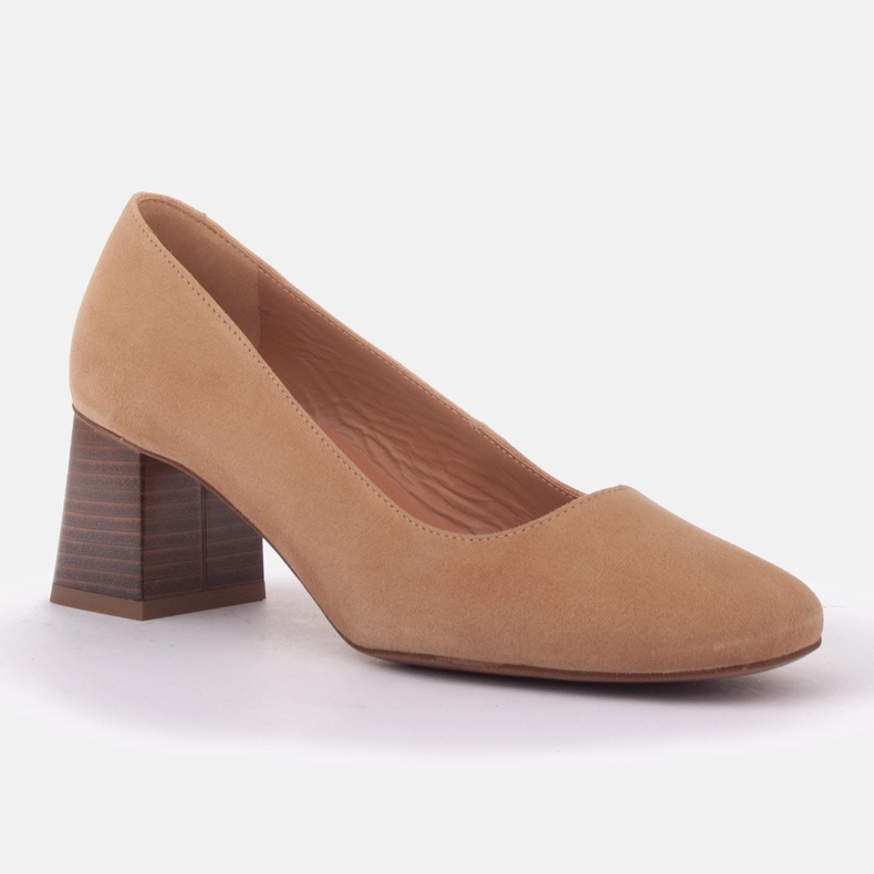 Marco Shoes Décolleté in camoscio beige 1