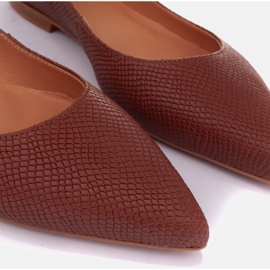 Marco Shoes Ballerine sottili marrone 2