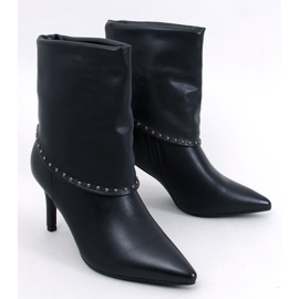 Stivaletti Wesh neri con tacco alto nero 1