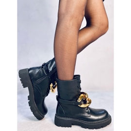 Stivali stringati Barkley Black nero 2