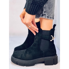 Stivaletti Chelsea da donna Chance Black nero 1
