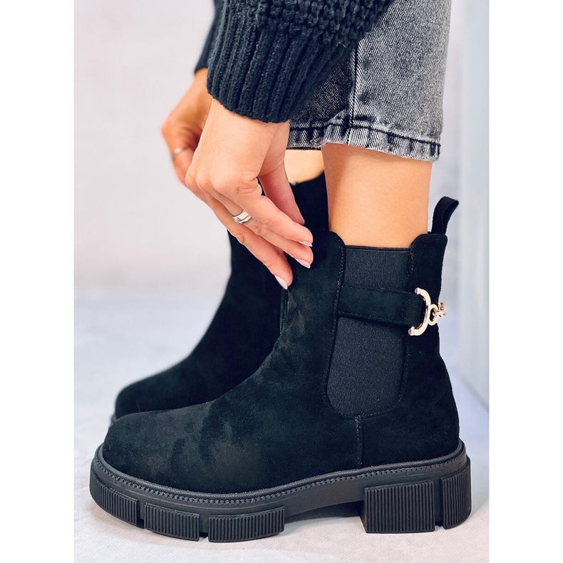 Stivaletti Chelsea da donna Chance Black nero 1
