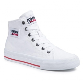 Tommy Hilfiger Scarpe Tommy Jeans Midcut Vulc M EN0EN01370-YBR bianco 1