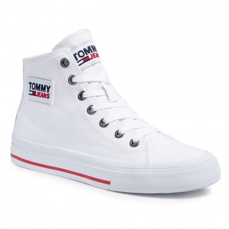 Tommy Hilfiger Scarpe Tommy Jeans Midcut Vulc M EN0EN01370-YBR bianco 1