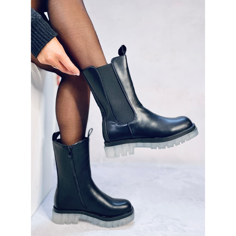 Stivaletti Chelsea Troy neri nero 2