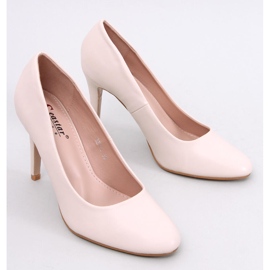 Décolleté a punta tonda Linda beige 1