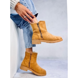 Stivali bassi Kallen Camel marrone 2