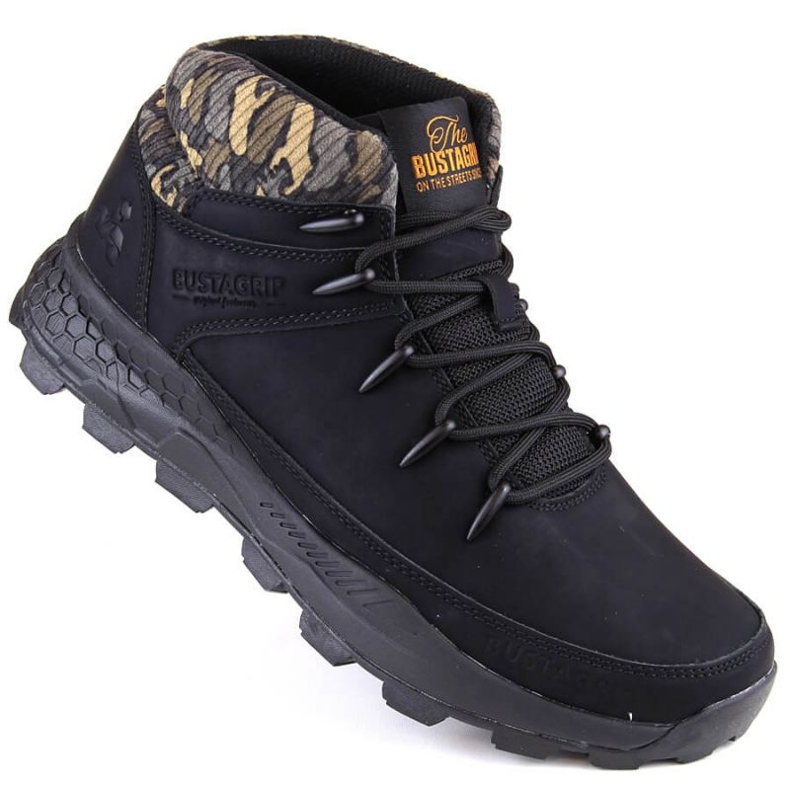 Bustagrip Scarpe da trekking Bustafrip M 0941 Army MRM10A nero 1