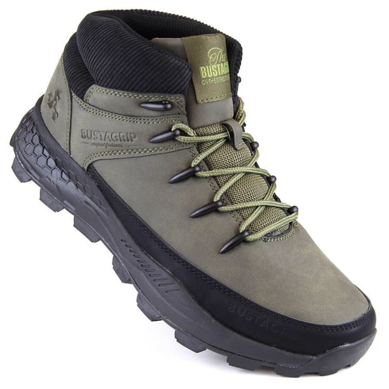 Bustagrip Scarpe da trekking Bustafrip M 0941 Army MRM10B verde 1
