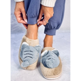 Pantofole da donna Beige Perla 1