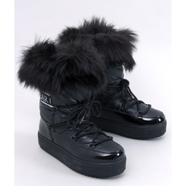 Kendals Stivali da neve in pelliccia nera nero 1