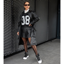 Sneakers nere Bolman con plateau alto nero 1