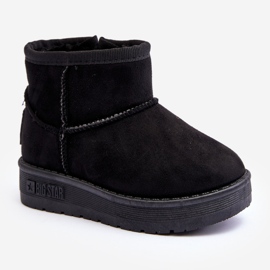Stivali da neve slip-on isolati per bambini neri Big Star MM374100 nero 1