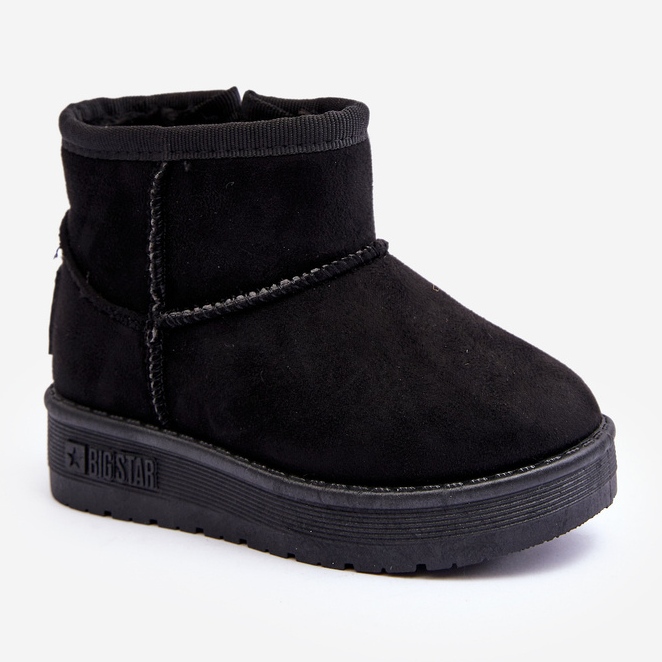 Stivali da neve slip-on isolati per bambini neri Big Star MM374100 nero 1