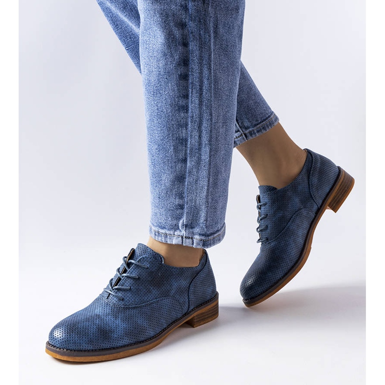 Blu LS5379 Scarpe tortora 1