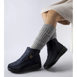 News Doposci blu navy con zeppa bassa 2