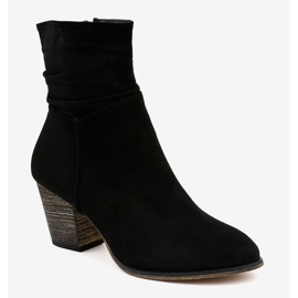 Stivaletti in camoscio nero sul post LY69 1