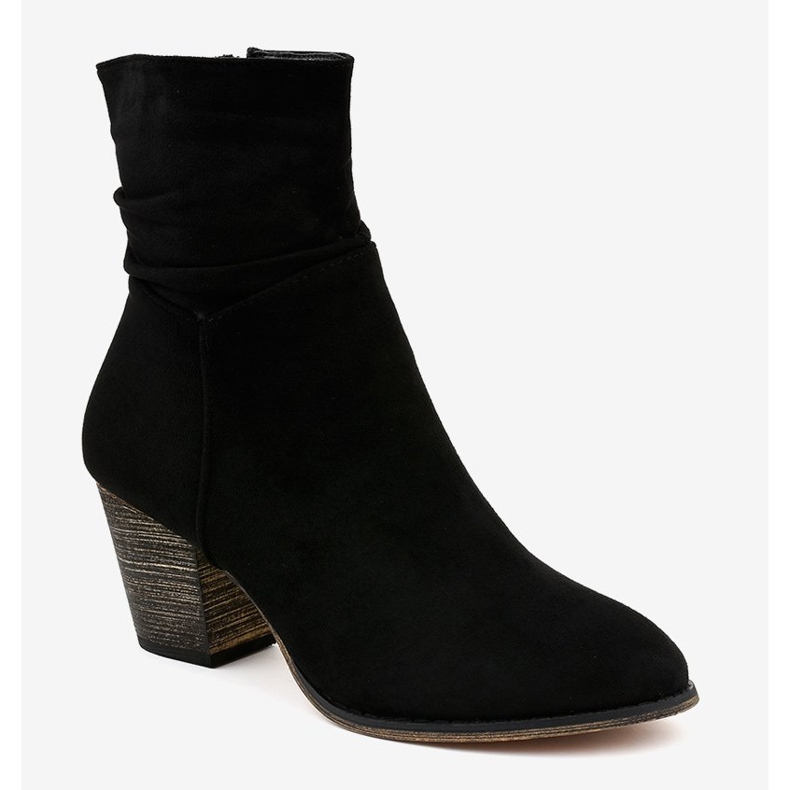 Stivaletti in camoscio nero sul post LY69 1