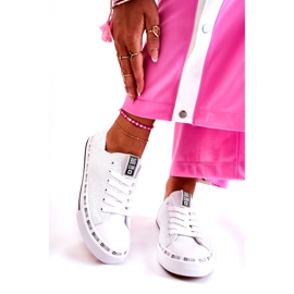 Sneakers Donna Big Star Openwork Bianco FF274024 1