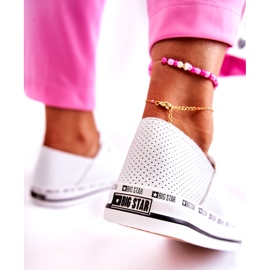 Sneakers Donna Big Star Openwork Bianco FF274024 2