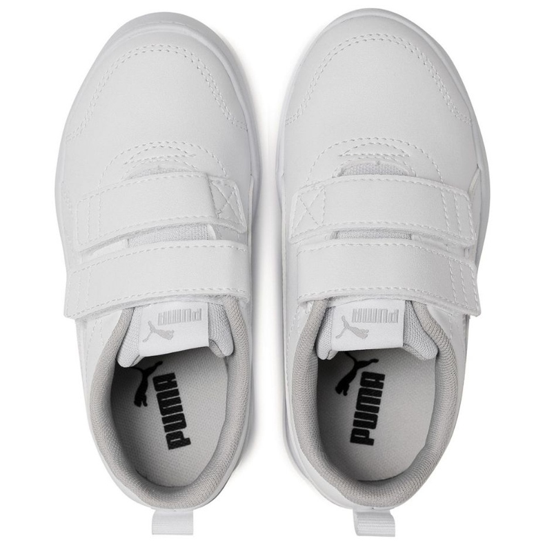 Scarpe da bambino Puma Courtflex v2 V bianche 371543 04 bianca 1