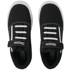 Scarpe da bambino Kappa Chose Sun K nere e bianche 260691K 1110 nero 1
