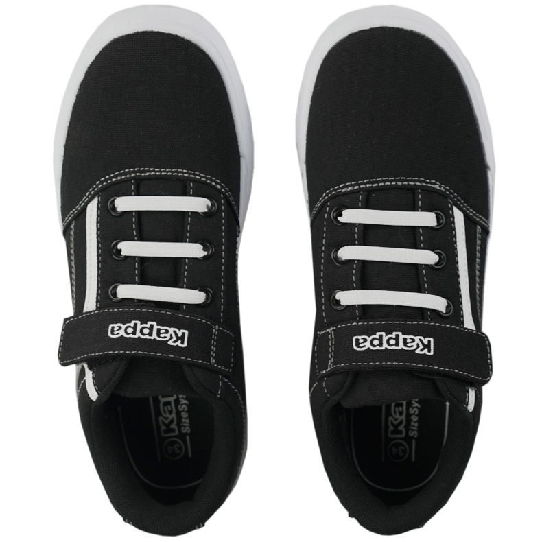 Scarpe da bambino Kappa Chose Sun K nere e bianche 260691K 1110 nero 1