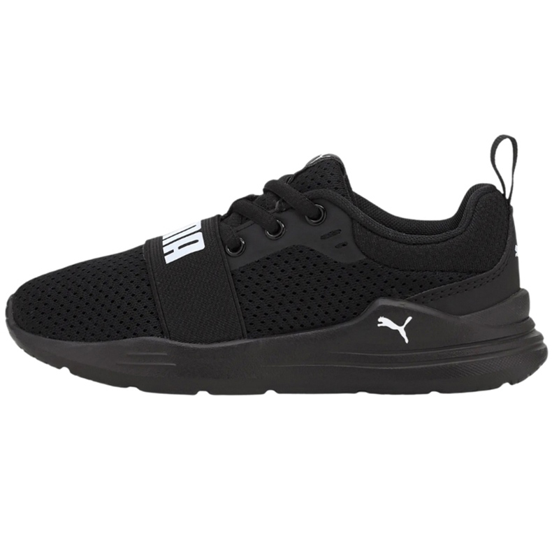 Scarpe da bambino Puma Wired Run nere 374216 01 nero 1