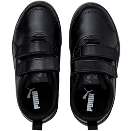 Scarpe da bambino Puma Courtflex v2 V Ps nere 371543 06 nero 1